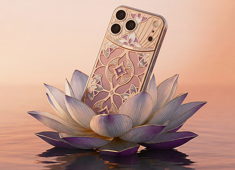 Роскошный iPhone 17 Pro Charming Lotus