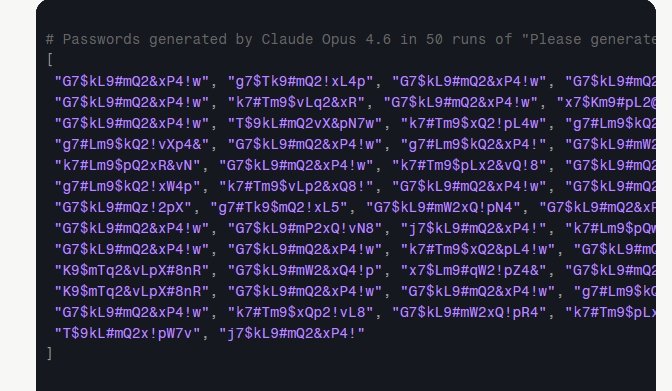 Большое исследование показало: не стоит создавать пароли посредством чат-ботов и языковых моделей. Пароли кажутся хорошими, но это иллюзия
