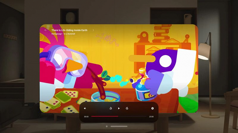 Google выпустила YouTube для Apple Vision Pro