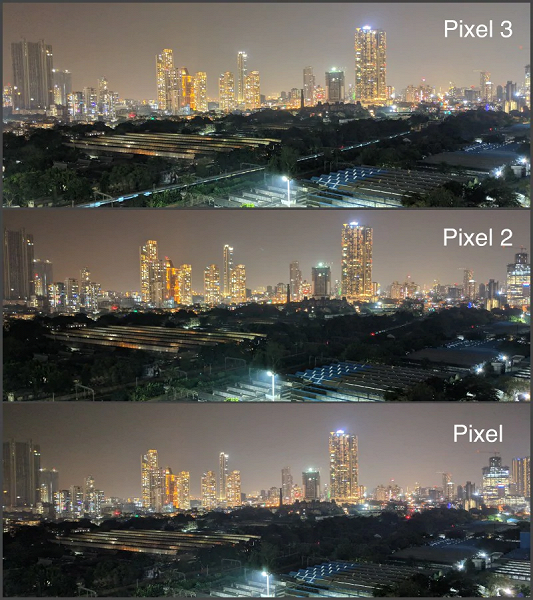 Все смартфоны Google Pixel получили улучшенный ночной режим камеры Night Sight 