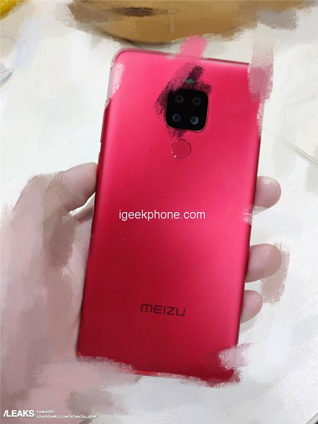 Первое фото смартфона Meizu с четверной камерой