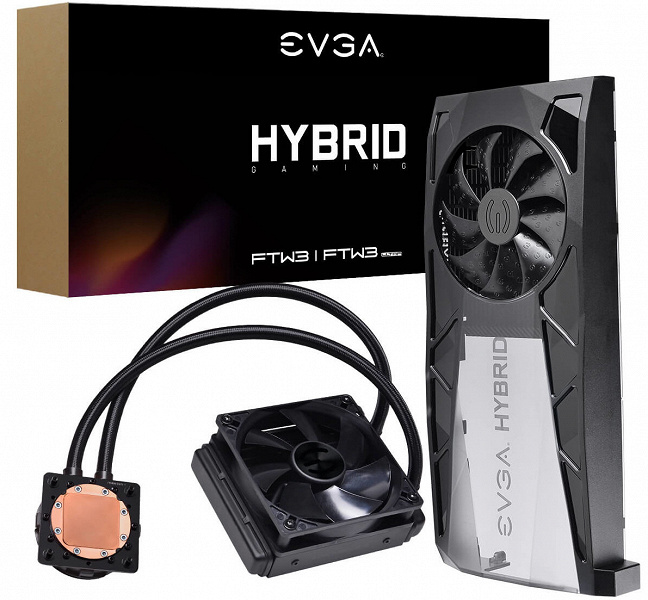EVGA выпускает системы гибридного охлаждения для своих 3D-карт серии GeForce RTX 20
