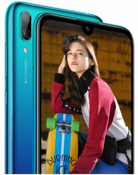 Опубликованы изображения и характеристики смартфона Huawei Y7 2019: Snapdragon 450, сдвоенная камера и АКБ емкостью 4000 мАч