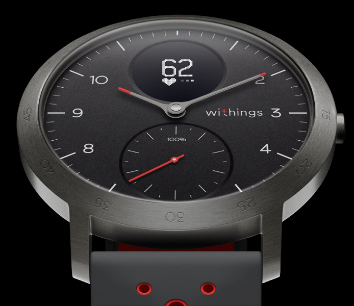 Withings Steel HR Sport — спортивные гибридные умные часы с механическими стрелками и экраном OLED