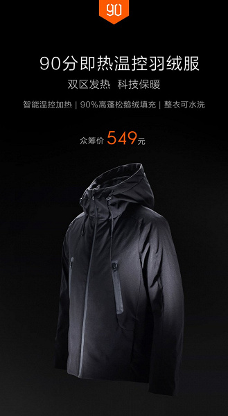 Xiaomi собирает деньги на куртку с подогревом