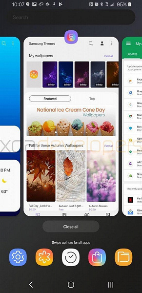 Смартфон Samsung Galaxy S9+ на Android Pie, как это выглядит