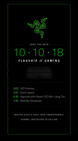 Смартфон Razer Phone 2 представят 10 октября