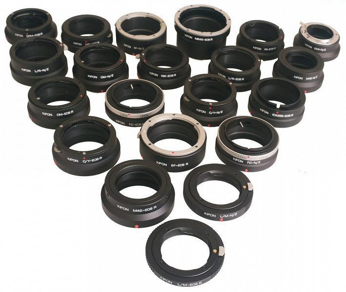 Kipon начинает поставки более 20 моделей адаптеров объективов для камер Nikon Z и Canon EOS R