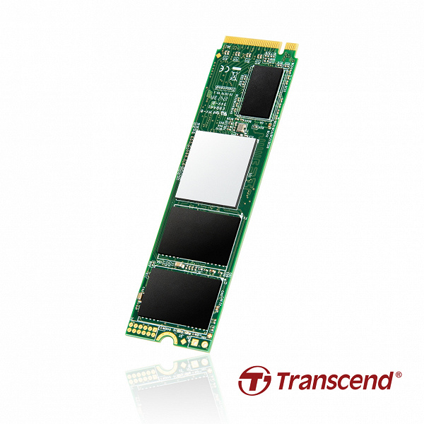 Скорость чтения SSD Transcend MTE220S PCIe M.2 достигает 3500 МБ/с