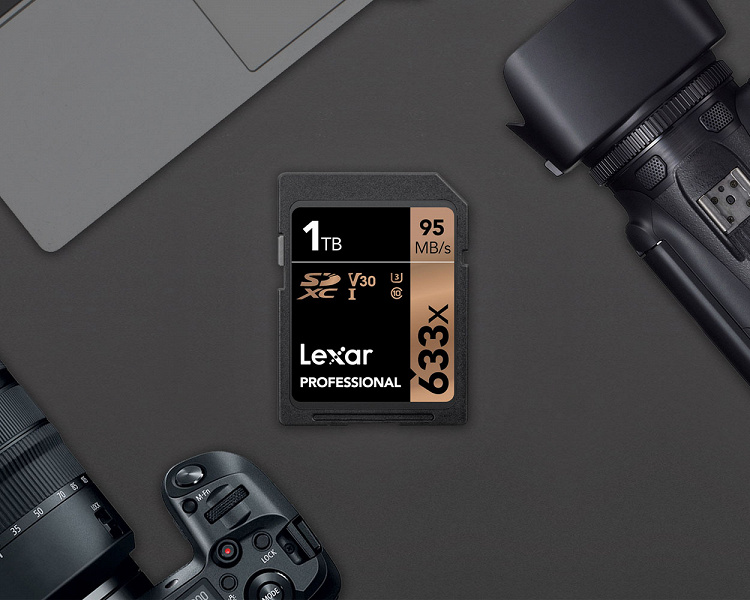 Начались продажи карт памяти Lexar Professional 633x SDXC UHS-I объемом 1 ТБ