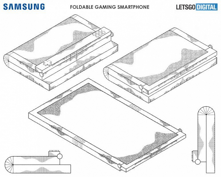 Галерея дня: складывающийся втрое игровой смартфон Samsung