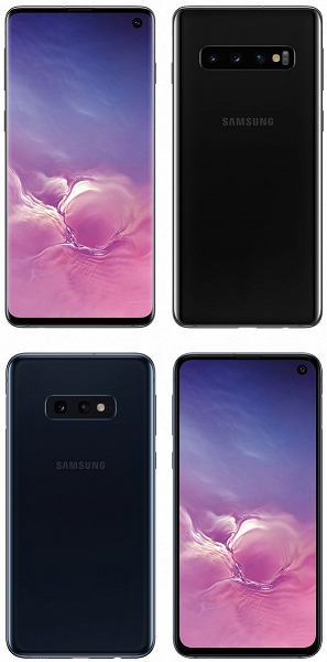 Официальные рендеры Samsung Galaxy S10 и Galaxy S10e без водяных знаков и обои