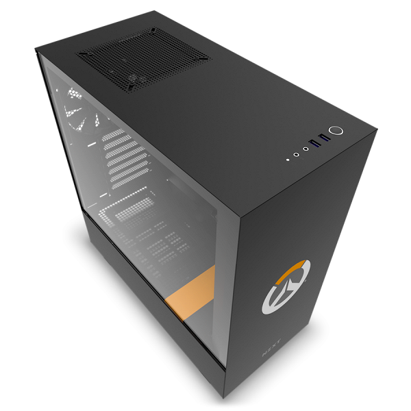 Корпус NZXT H500 Overwatch оформлен в стиле популярной игры