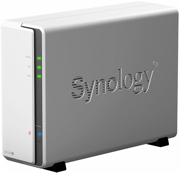 Однодисковое сетевое хранилище Synology DiskStation DS120j предназначено для персонального использования