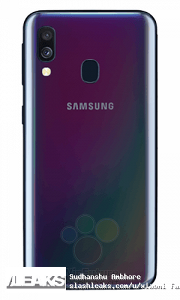 Samsung Galaxy A40 красуется на новых изображениях в различных цветах
