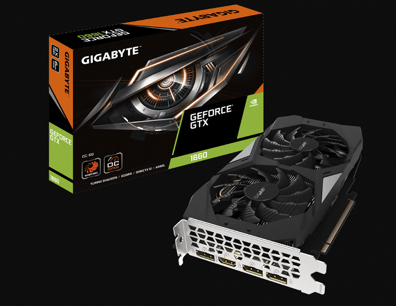 Gigabyte также предпочла не разгонять GPU своих видеокарт GeForce GTX 1660 выше 1860 МГц 