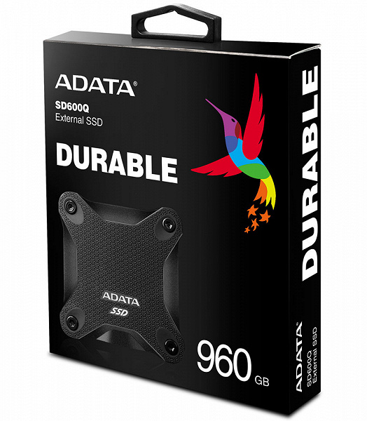 Внешние твердотельные накопители Adata SD600Q выпускаются объемом до 960 ГБ