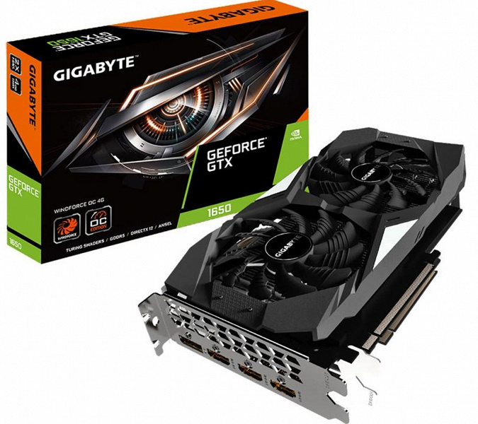 Gigabyte предложит вариант GeForce GTX 1650 с наибольшим количеством видеовыходов