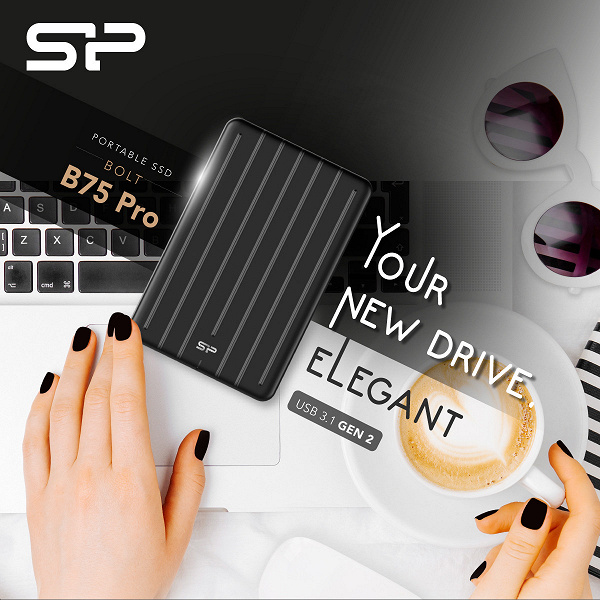 Портативный SSD Silicon Power B75 Pro выпускается объемом до 2 ТБ