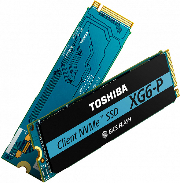 Серия твердотельных накопителей Toshiba Memory XG6-P включает модели объемом до 2 ТБ
