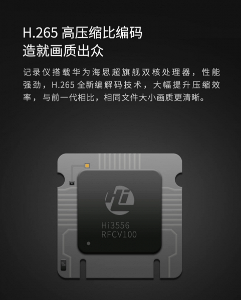 Видеорегистратор Xiaomi 70mai Pro Dash Cam получил процессор HiSilicon Hi3556