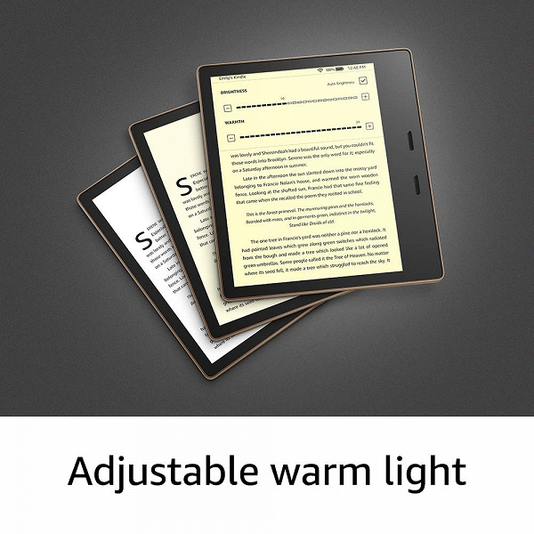 Представлена электронная книга Amazon Kindle Oasis нового поколения – теперь с регулировкой цветовой температуры экрана