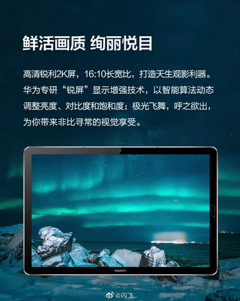 Официальные рендеры Huawei MediaPad M6 подтверждают возможности нового флагманского планшета