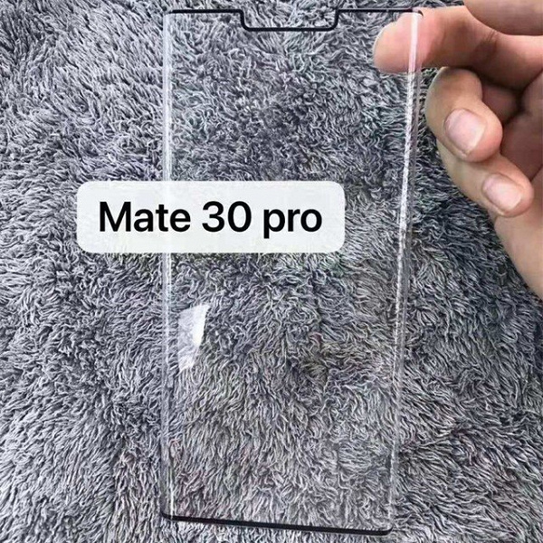 Живые фото лицевых панелей Huawei Mate 30 и Mate 30 Pro
