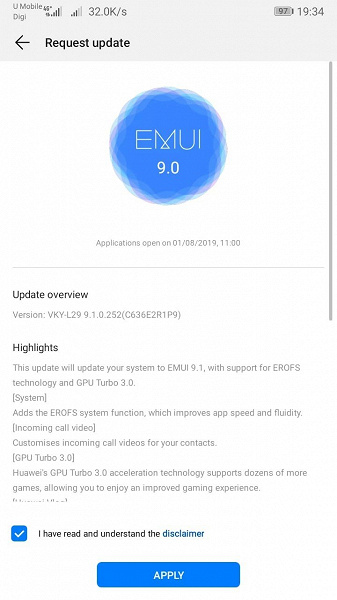 Huawei P10 Plus получил финальную версию EMUI 9.1