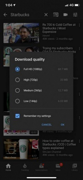 YouTube Premium наконец позволяет скачивать видео разрешением 1920 х 1080 пикселей