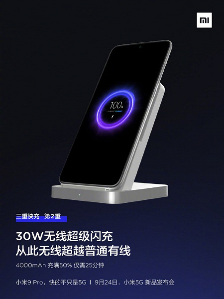 Глава Xiaomi против «беспокойства по поводу автономности»: новый флагман Mi 9 Pro 5G получил тройную быструю зарядку 