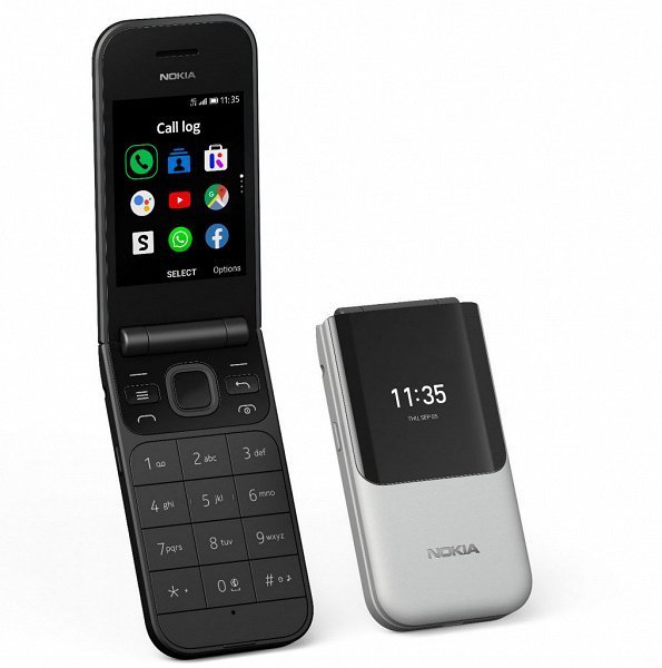 «Исторический» дизайн плюс Facebook и WhatsApp. Переиздание легендарной раскладушки Nokia 2720 Flip доступно в России