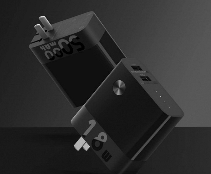 Zmi выпустила мобильный аккумулятор емкостью 5000 мАч и зарядка с парой портов USB «в одном флаконе» за $19
