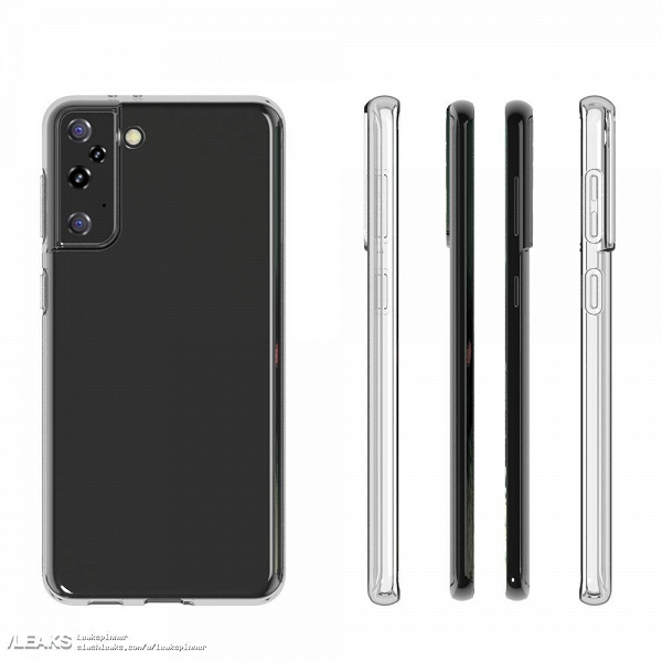 Samsung Galaxy S21 Plus показали в прозрачном чехле со всех сторон