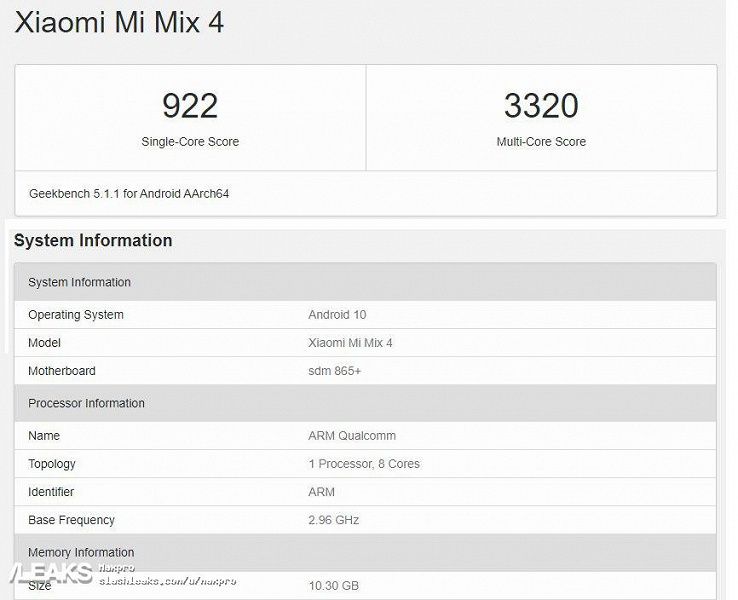 Xiaomi Mi Mix 4 неожиданно появился в Сети и показал свои возможности