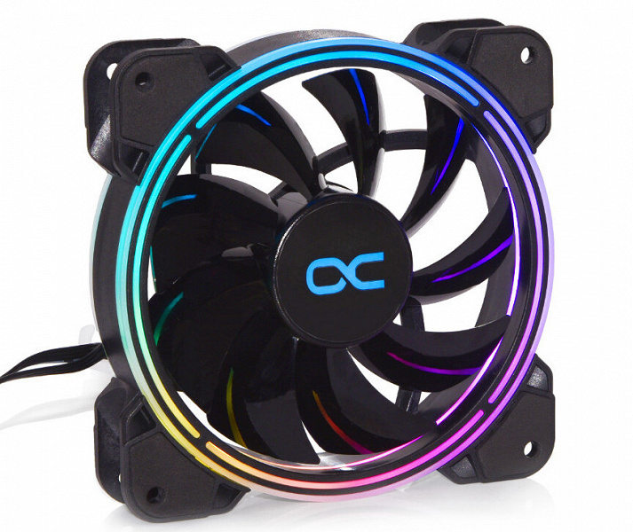 Вентилятор Alphacool Eiszyklon Aurora Lux Pro 2 Digital RGB украшен адресуемой подсветкой