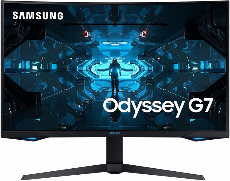 Изогнутый игровой монитор Samsung Odyssey G7 выходит в июне