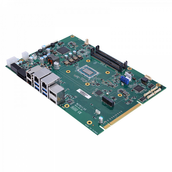 Одноплатный компьютер Axiomtek MIRU130 на APU AMD Ryzen Embedded предназначен для систем машинного зрения и глубокого обучения