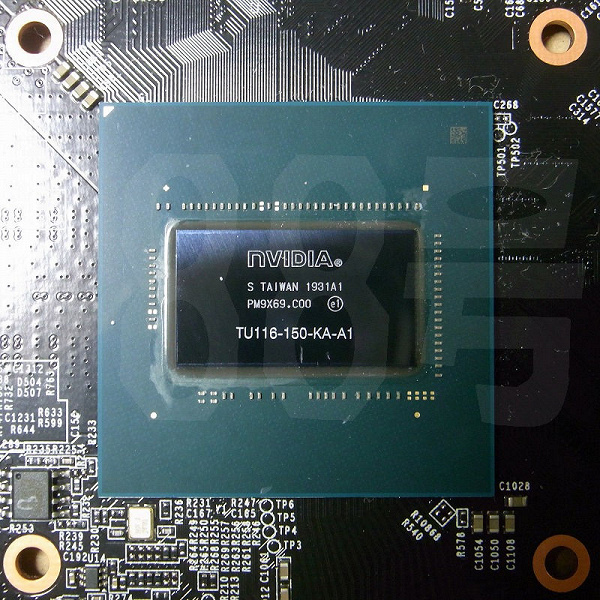 Появилось изображение нового варианта GPU GeForce GTX 1650 GDDR6