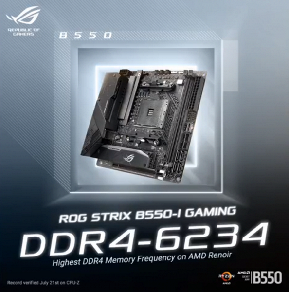 Память DDR4-6200+ и CPU на частоте 5,8 ГГц. Гибридный процессор AMD Ryzen 7 4750G – король разгона?