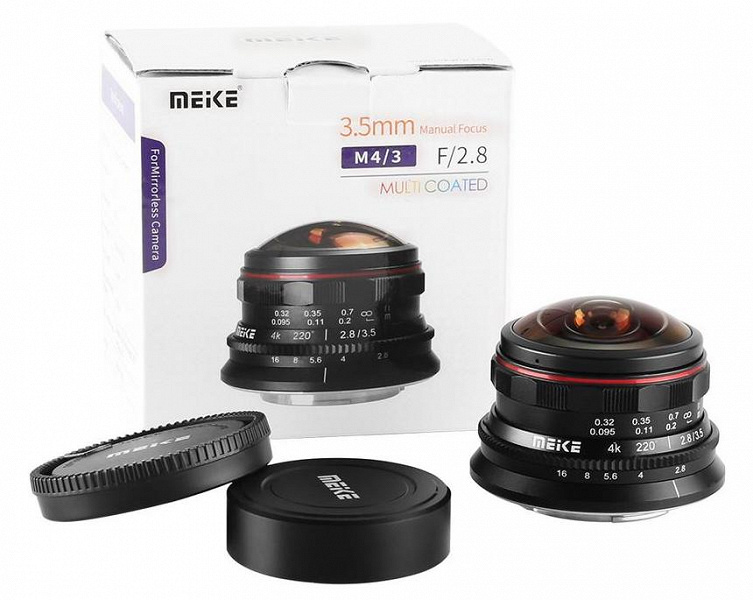 Представлен объектив Meike 3.5mm f/2.8 системы Micro Four Thirds