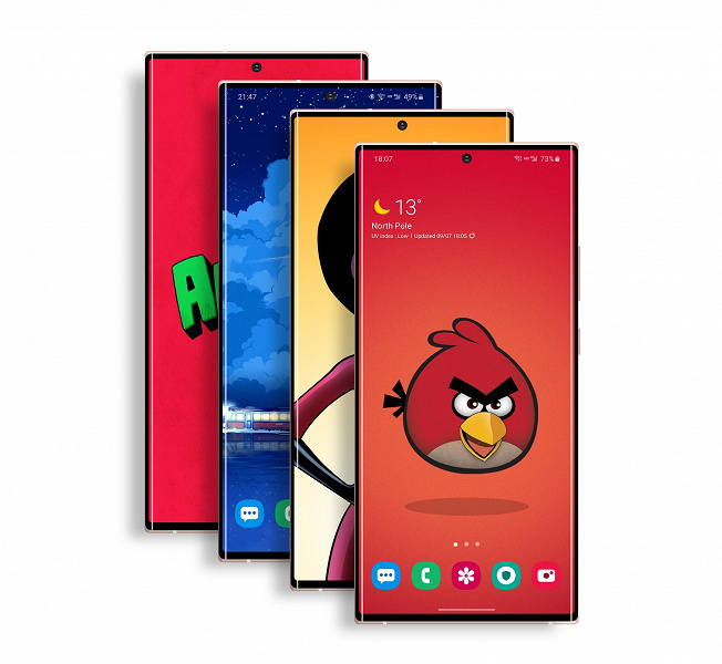Первые изображения Samsung Galaxy 21 и Galaxy Note 21 с подэкранными камерами