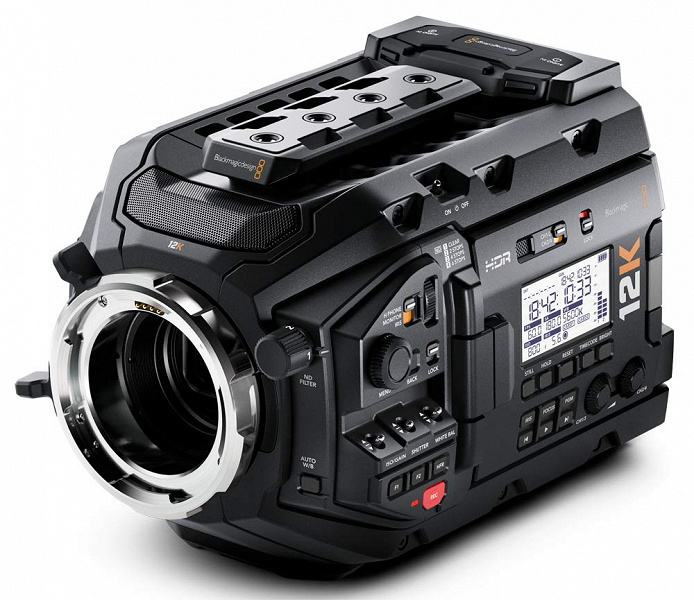 Камера Blackmagic URSA Mini Pro позволяет снимать видео 12K в формате RAW с частотой 60 к/с