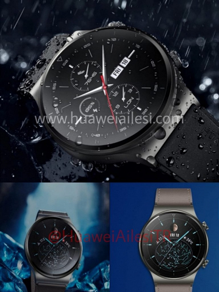 Умные часы Huawei Watch GT2 Pro на официальных изображениях