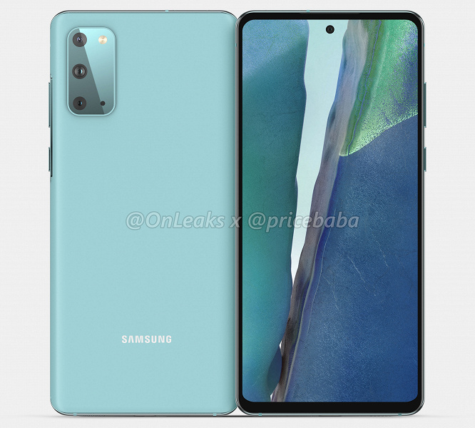 Фотогалерея дня: Samsung Galaxy S20 FE 5G (Galaxy S20 Lite) на больших и качественных рендерах