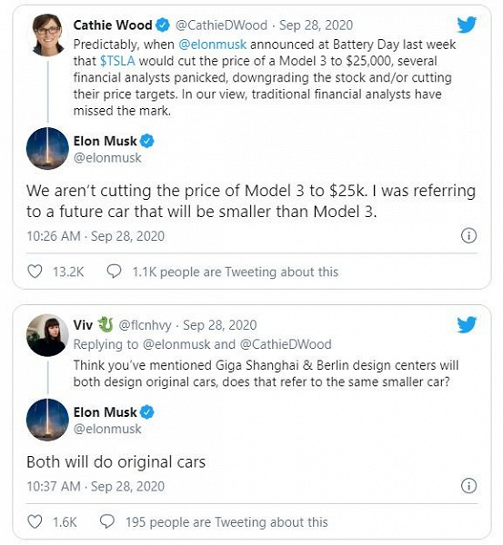 Tesla подтвердила выпуск двух совершенно новых электромобилей