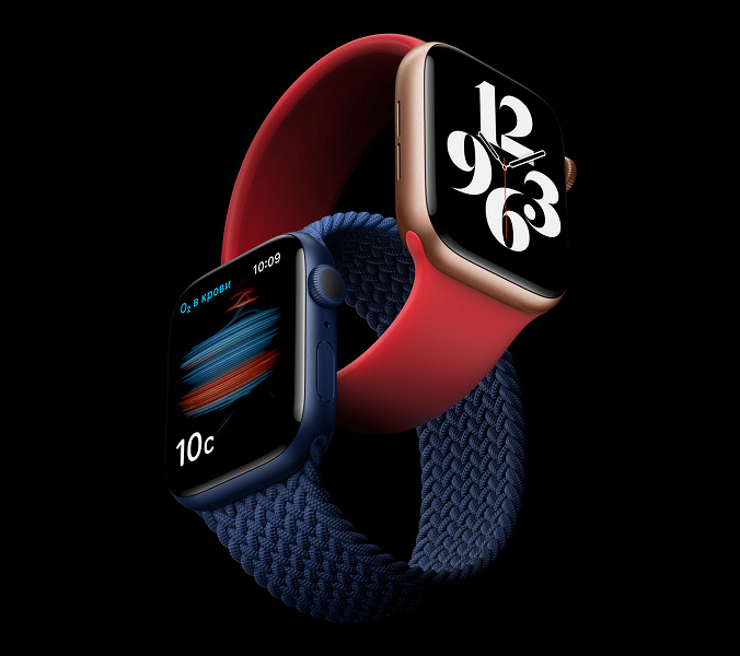 В России стартовали продажи «доступных» Apple Watch SE и Apple Watch Series 6