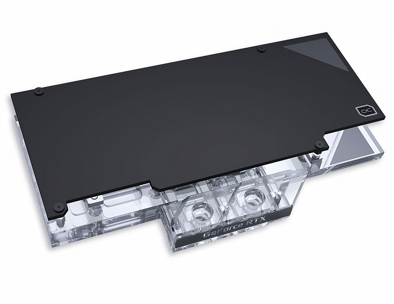 Водоблок Alphacool Eisblock Aurora Plexi GPX-N предназначен для видеокарт GeForce RTX RTX 3080 и RTX 3090 референсного дизайна