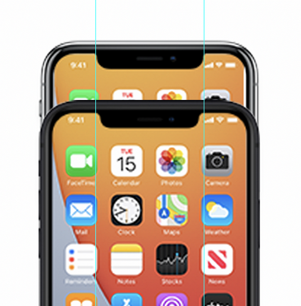 На сайте Apple обнаружили четыре iPhone 12 с уменьшенной «чёлкой»