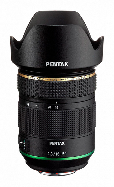 Анонсирован выпуск объектива HD Pentax-DA*16-50mmF2.8ED PLM AW 